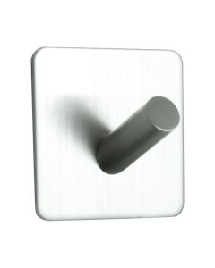 Base 200 1- Haken - Matt Edelstahl - Beslag Design