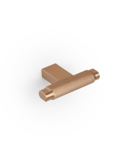 Brooklyn T Knopfgriffe - Geb&uuml;rstetes Messing Cava