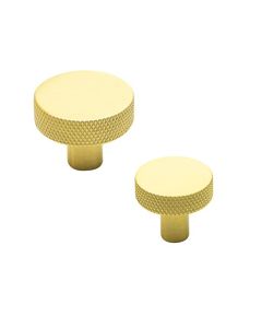 Flat Knopfgriffe - Messing - Beslag Design