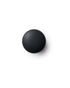 Matte Porzellanknauf / Haken - Schwarz -  Anne Black