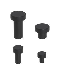 Mood Knopfgriffe / Haken - Schwarz - Beslag Design