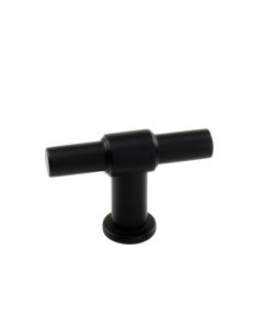 T-Type Knopfgriffe - Matt Schwarz