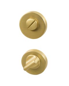 WC und Bad Rosette R-E - Gebürstetes Messing