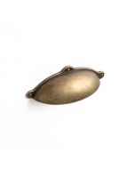 Deco Muschelgriffe - Antikes Messing
