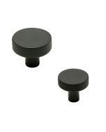 Flat Knopfgriffe - Matt Schwarz - Beslag Design