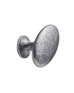 Oval Simple Knopfgriffe - Antikes Grau