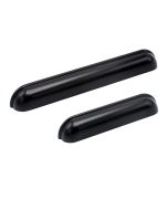 Saluto Muschelgriffe - Schwarz - Beslag Design